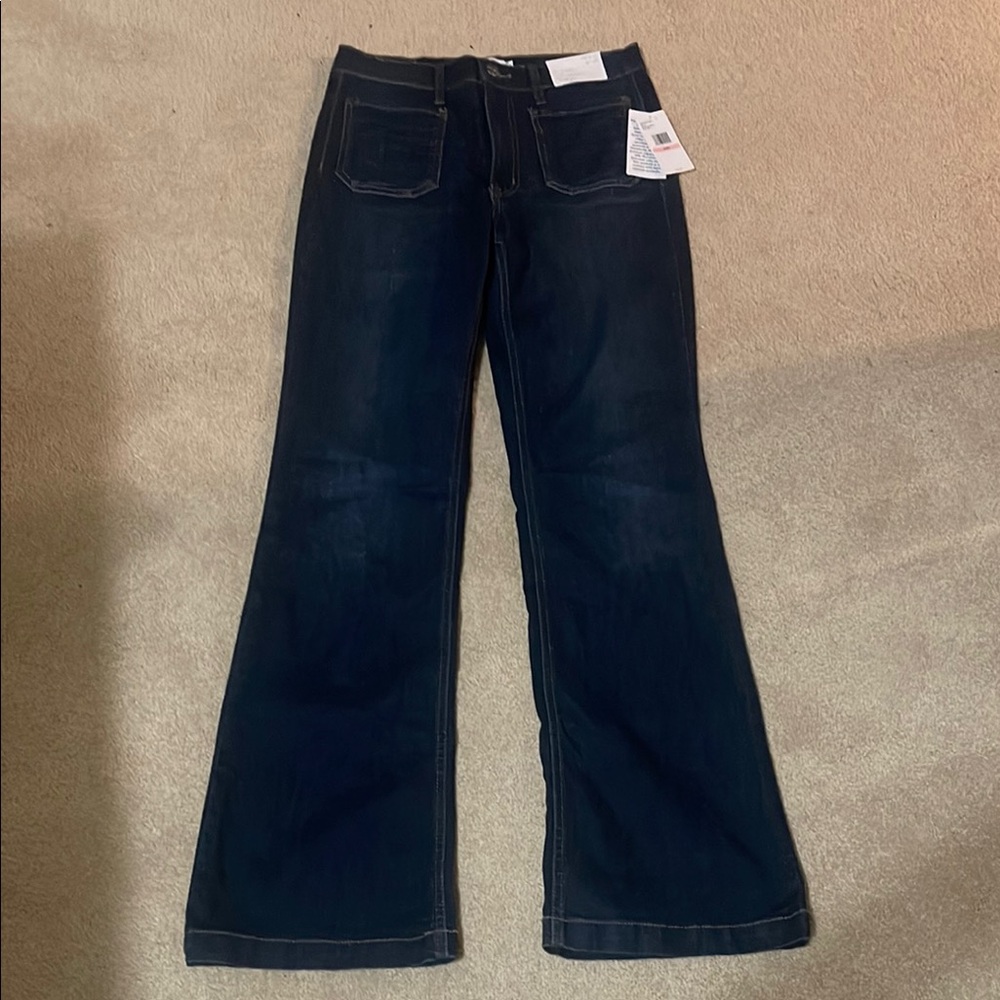 Jessica Simpson Blue Flare Wide Leg Jeans New size 6/28.